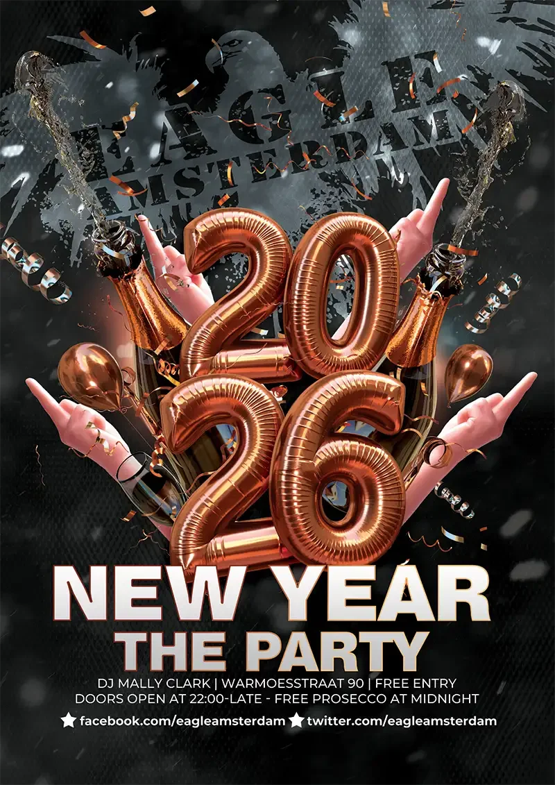 Happy New Year flyer